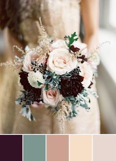 plum and nude colors