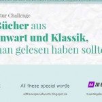 Bücherkultur Challenge –  150 Bücher aus Gegenwart und Klassik, die man gelesen haben sollte.